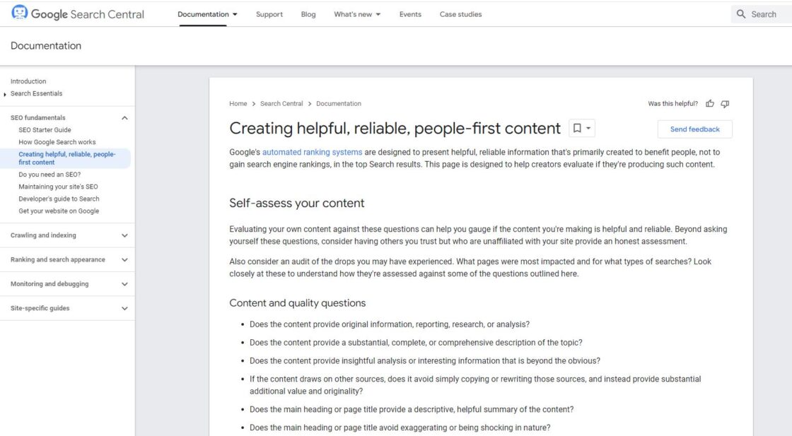 Google explains content quality requirements