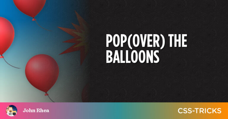 Pop(over) the Balloons