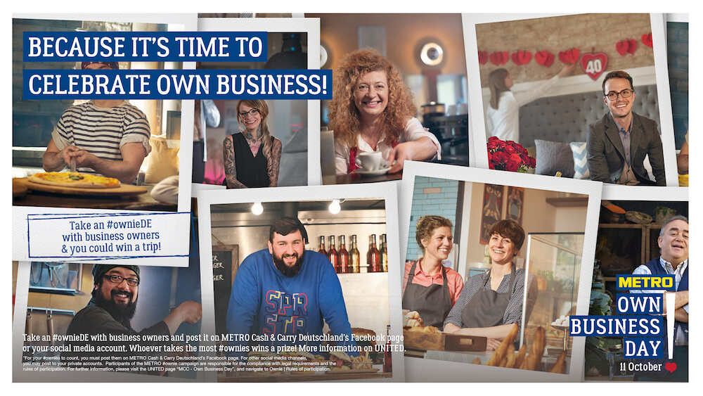 The key visual for METROs Own Business Day 2016