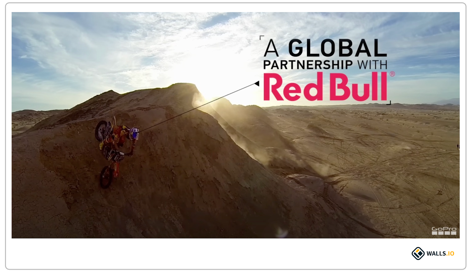 Red Bull and GoPro strategic alliance visual for outdoor brand activation.